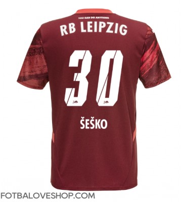 RB Leipzig Benjamin Sesko #30 Venkovní Dres 2024-25 Krátký Rukáv